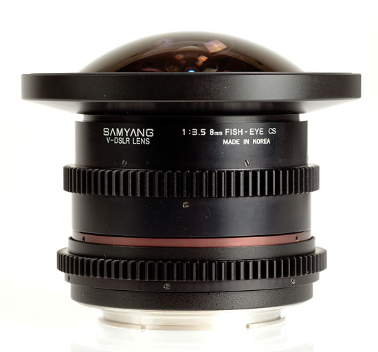 Samyang V-DSLR 8 mm F3.5 Aspherical IF MC Fish-eye CS 