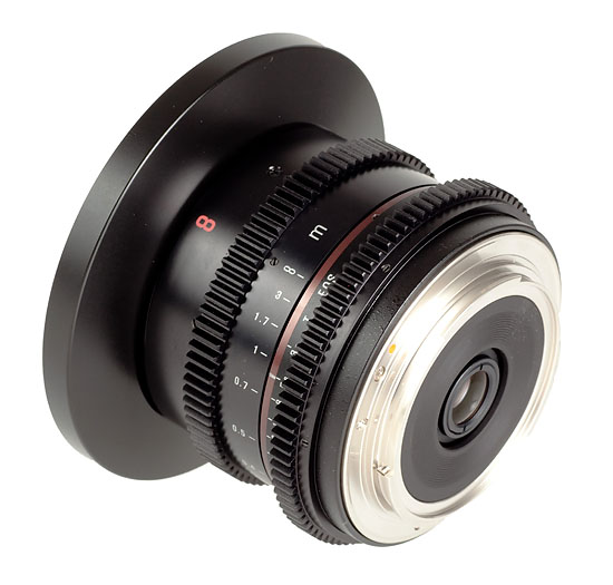 Samyang V-DSLR 8 mm F3.5 Aspherical IF MC Fish-eye CS 