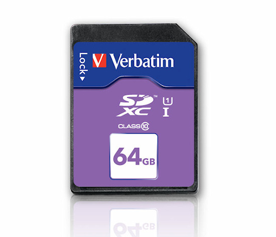 Verbatim SecureDigital XC class 10 64 GB