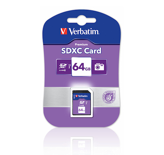 Verbatim SecureDigital XC class 10 64 GB