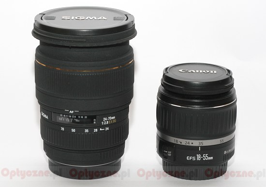 Sigma 24-70 mm f/2.8 EX DG Macro - Budowa i jakość wykonania Sigma 24-70 mm f/2.8 EX DG Macro - Budowa i jakość wykonania