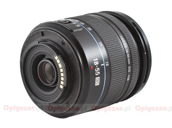 Samsung NX 18-55 mm f/3.5-5.6 OIS - Budowa, jako wykonania i stabilizacja