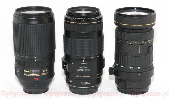 Nikon Nikkor AF-S 70-300 mm f/4.5-5.6G IF-ED VR - Budowa i jako wykonania