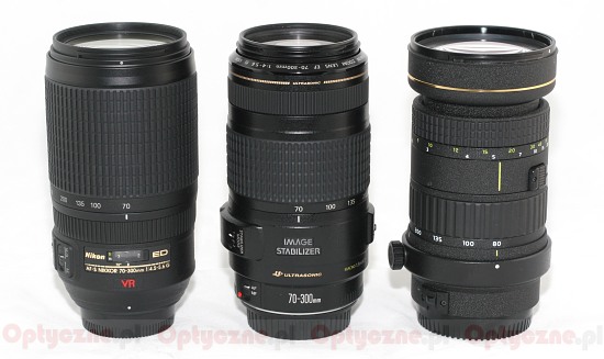 Tokina AT-X 840 AF D 80-400 mm f/4.5-5.6 - Budowa i jakość wykonania Tokina AT-X 840 AF D 80-400 mm f/4.5-5.6 - Budowa i jakość wykonania