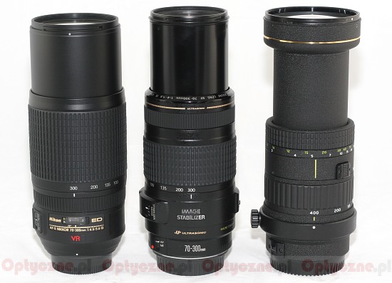 Tokina AT-X 840 AF D 80-400 mm f/4.5-5.6 - Budowa i jakość wykonania Tokina AT-X 840 AF D 80-400 mm f/4.5-5.6 - Budowa i jakość wykonania
