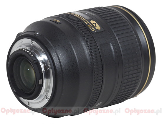 Nikon Nikkor AF-S 24-120 mm f/4G ED VR - Budowa, jako wykonania i stabilizacja