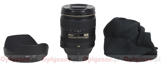 Nikon Nikkor AF-S 24-120 mm f/4G ED VR - Budowa, jako wykonania i stabilizacja