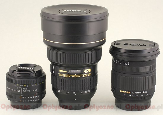 Nikon Nikkor AF-S 14-24 mm f/2.8G ED - Budowa i jako wykonania