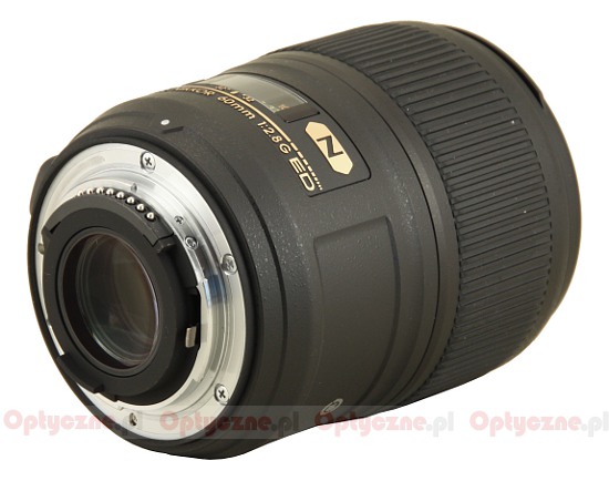Nikon Nikkor AF-S Micro 60 mm f/2.8G ED - Budowa i jakość wykonania Nikon Nikkor AF-S Micro 60 mm f/2.8G ED - Budowa i jakość wykonania