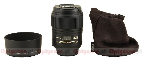 Nikon Nikkor AF-S Micro 60 mm f/2.8G ED - Budowa i jakość wykonania Nikon Nikkor AF-S Micro 60 mm f/2.8G ED - Budowa i jakość wykonania