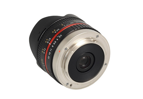 Prototyp obiektywu Samyang 7.5mm 1:3.5 UMC Fish-eye MFT