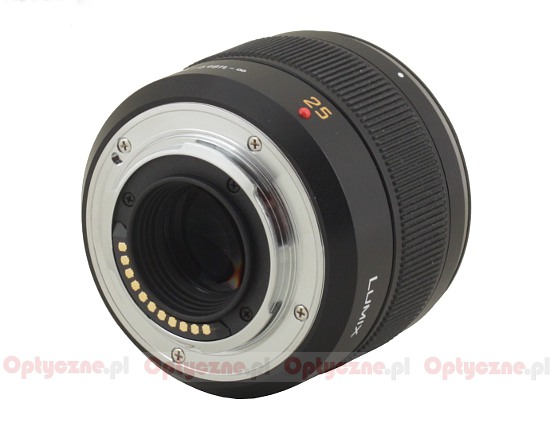 Panasonic Leica DG Summilux 25 mm f/1.4 ASPH. - Budowa i jako wykonania