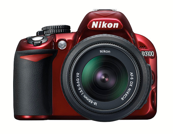 Nikon D3100 Red 
