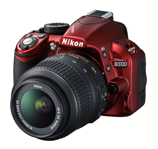 Nikon D3100 Red 