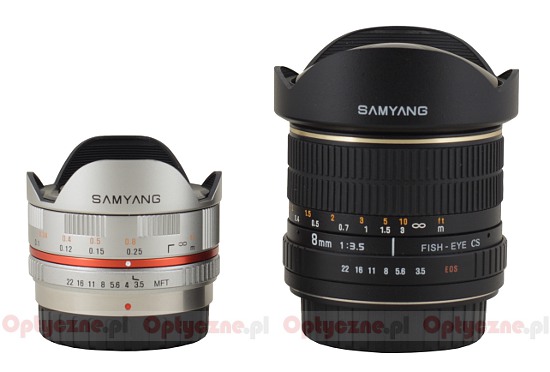 Samyang 7.5 mm f/3.5 UMC Fish-eye MFT - Budowa i jako wykonania