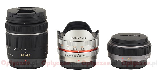 Samyang 7.5 mm f/3.5 UMC Fish-eye MFT - Budowa i jako wykonania