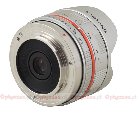 Samyang 7.5 mm f/3.5 UMC Fish-eye MFT - Budowa i jako wykonania