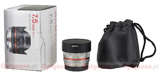 Samyang 7.5 mm f/3.5 UMC Fish-eye MFT - Budowa i jako wykonania