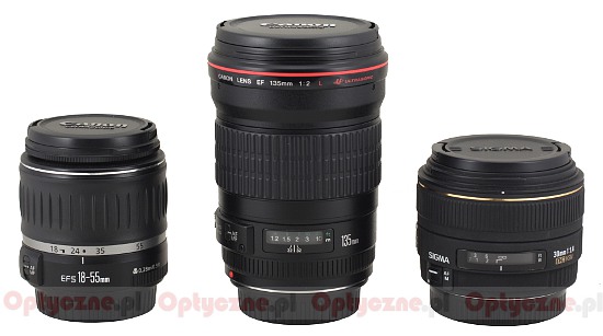 Canon EF 135 mm f/2L USM - Budowa i jako wykonania