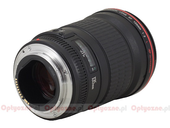 Canon EF 135 mm f/2L USM - Budowa i jako wykonania