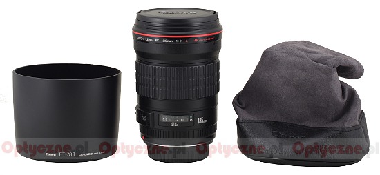 Canon EF 135 mm f/2L USM - Budowa i jako wykonania