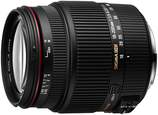 Sigma 18-200 mm f/3.5-6.3 II DC OS HSM