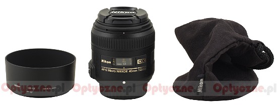 Nikon Nikkor AF-S DX Micro 40 mm f/2.8G - Budowa i jako wykonania