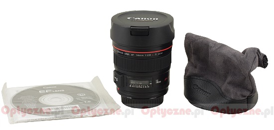 Canon EF 14 mm f/2.8L USM II - Budowa i jako wykonania