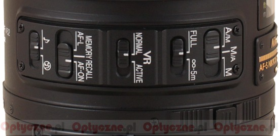 Nikon Nikkor AF-S 200 mm f/2G ED VRII - Budowa, jako wykonania i stabilizacja