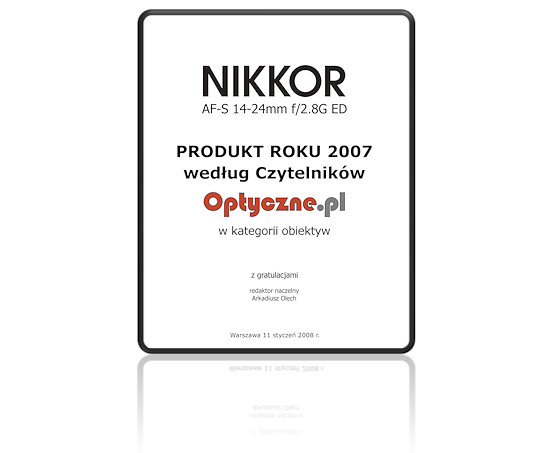 Plebiscyt na Produkt Roku 2007  - wyniki. - Podsumowanie Plebiscytu na Produkt Roku 2007 wg Czytelnikw Optyczne.pl