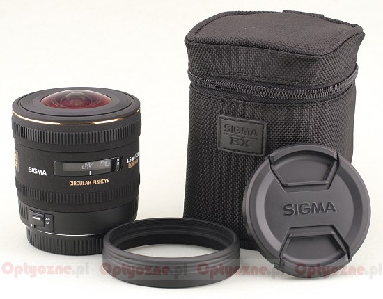 Sigma 4.5 mm f/2.8 EX DC CIRCULAR FISHEYE HSM - Budowa i jako wykonania