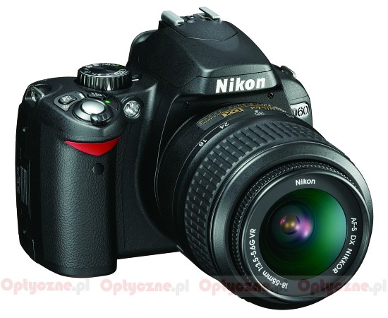 Nikon D60 = D40x + odkurzacz