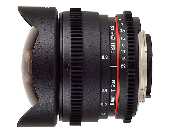 Samyang 8 mm T3.8 Fish-eye CS