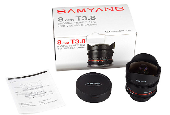 Samyang 8 mm T3.8 Fish-eye CS