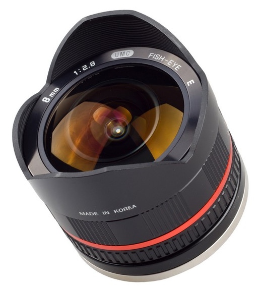 Samyang 8 mm f/2.8 UMC Fisheye na mocowaniu E i NX