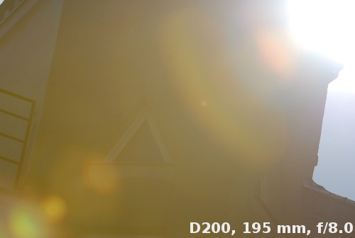 Sigma 120-300 mm f/2.8 APO EX DG OS HSM - Odblaski