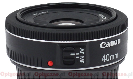 Canon EF 40 mm f/2.8 STM - Budowa i jako wykonania