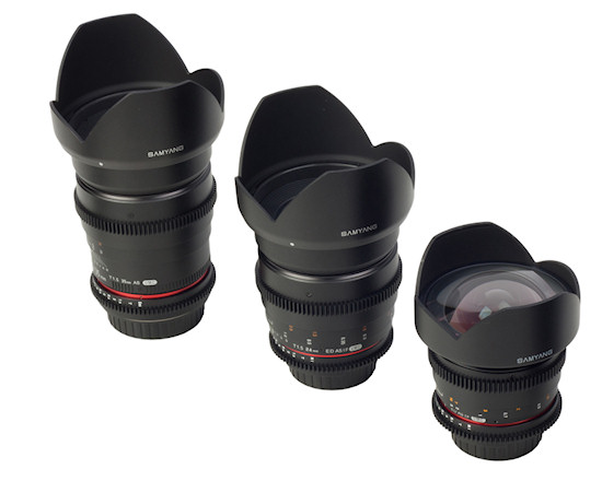 Nowe obiektywy Samyang VDSLR wkrtce w sprzeday