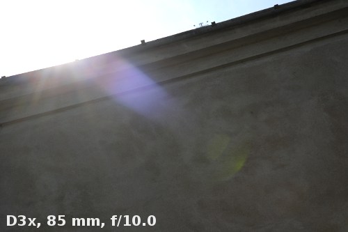 Nikon Nikkor AF-S 24-85 mm f/3.5-4.5G ED VR - Odblaski