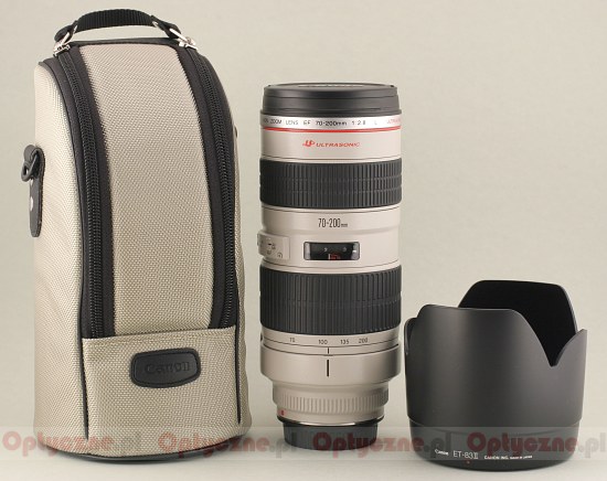 Canon EF 70-200 mm f/2.8L USM - Budowa i jako wykonania