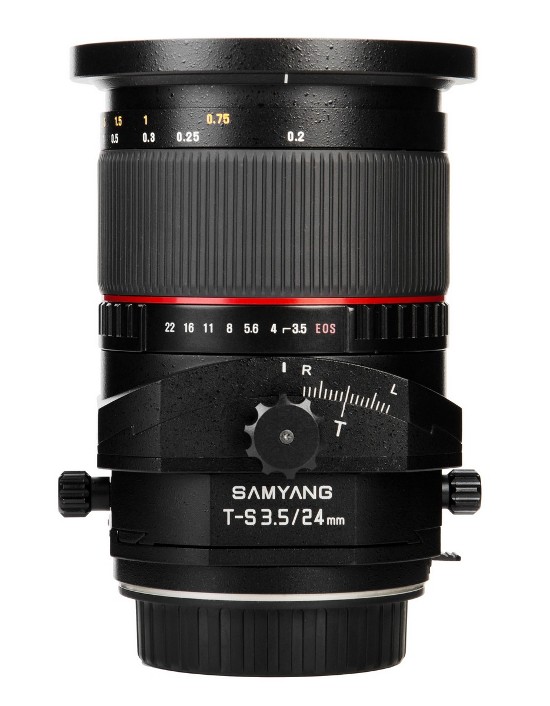 Samyang T-S 24 mm 1:3.5 ED AS UMC - nowy obiektyw tilt-shift