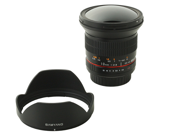 Samyang 10 mm f/2.8 ED AS NCS CS - Wstp