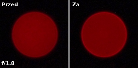 Olympus M.Zuiko Digital 75 mm f/1.8 ED - Aberracja chromatyczna i sferyczna