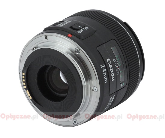 Canon EF 24 mm f/2.8 IS USM - Budowa, jako wykonania i stabilizacja