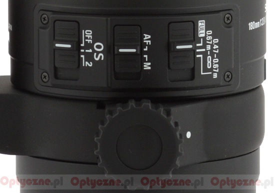 Sigma 180 mm f/2.8 APO Macro EX DG OS HSM  - Budowa, jako wykonania i stabilizacja