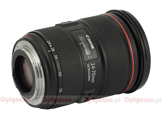 Canon EF 24-70 mm f/2.8L II USM - Budowa i jako wykonania