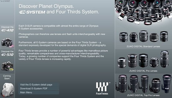 Zapowied� nowej lustrzanki firmy Olympus?