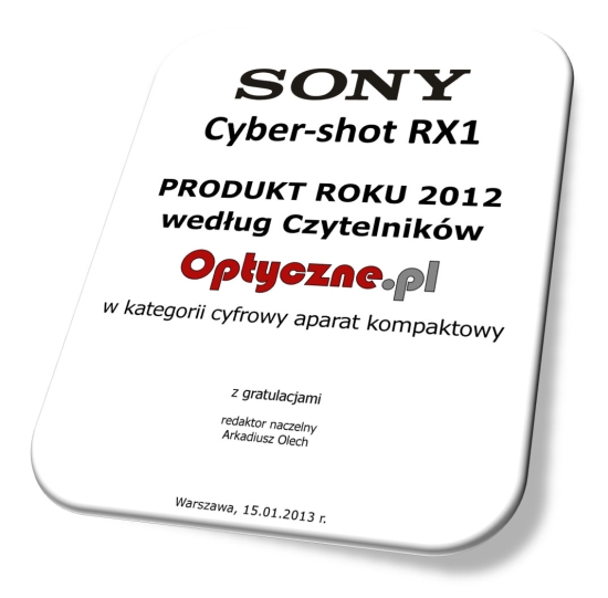 Plebiscyt na Produkt Roku 2012 - wyniki - Podsumowanie Plebiscytu na Produkt Roku 2012 wg Czytelnikw Optyczne.pl