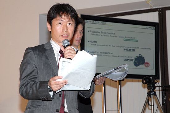 Konferencja prasowa Casio - Exilim Pro EX-F1 - Konferencja prasowa Casio - 16 kwietnia 2008 r., Warszawa