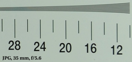 Nikon Nikkor AF-S DX 16-85 mm f/3.5-5.6G ED VR - Rozdzielczo obrazu